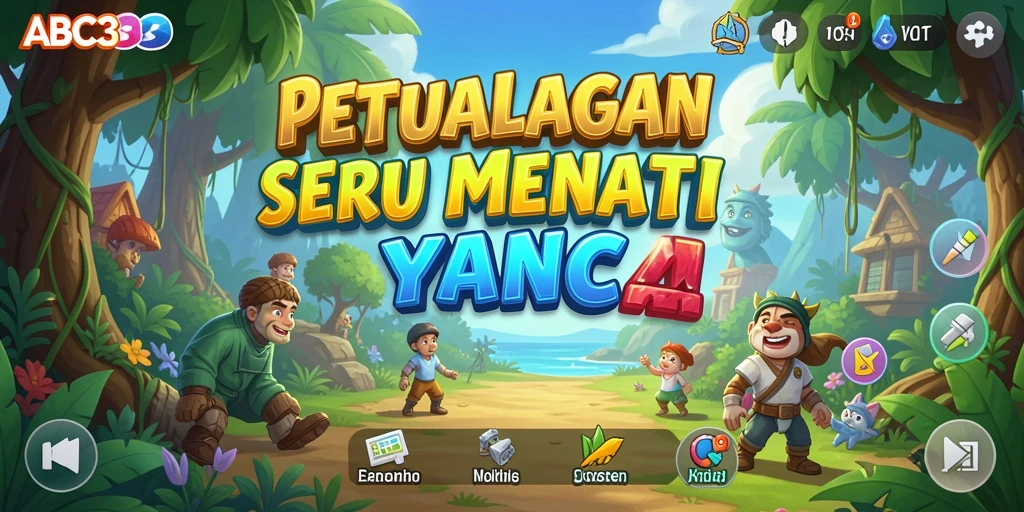 Tampilan gameplay seru dari petualangan ABC33.