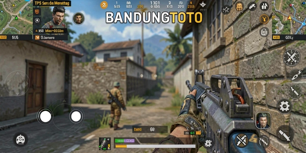 Tampilan gameplay seru dari BANDUNGTOTO dalam mode TPS.
