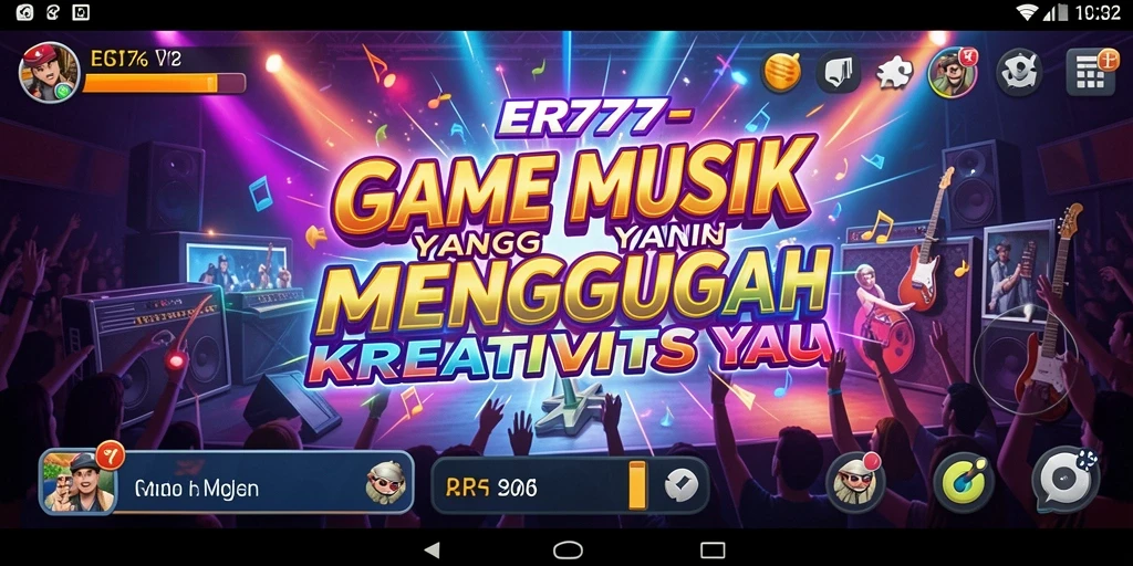 Tampilan gameplay ER777 menampilkan pemain yang berinteraksi dengan musik dengan cara yang menyenangkan.