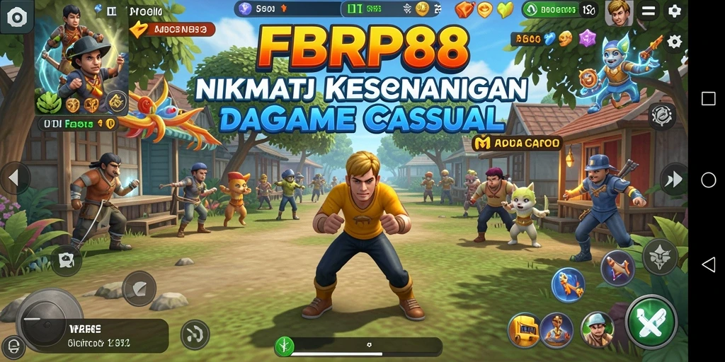 Gameplay FBRP88 yang penuh warna dan menyenangkan.