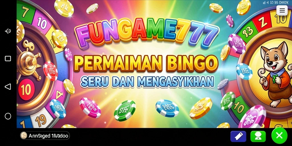 Tampilan gameplay seru dalam permainan Bingo FUNGame777.