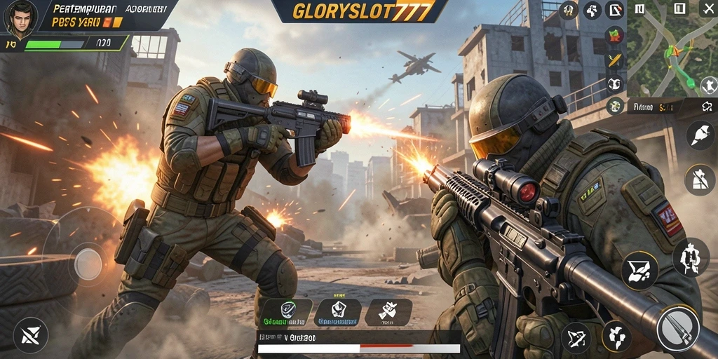 Tampilan gameplay seru dan mendebarkan di GLORYSLOT777.