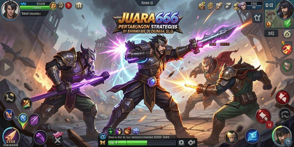 Screenshot gameplay JUARA666 menampilkan aksi pertarungan yang seru.