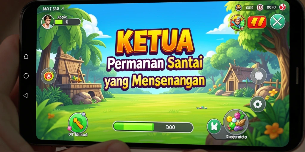 Menampilkan momen seru dalam permainan KETUA dengan teman-teman.