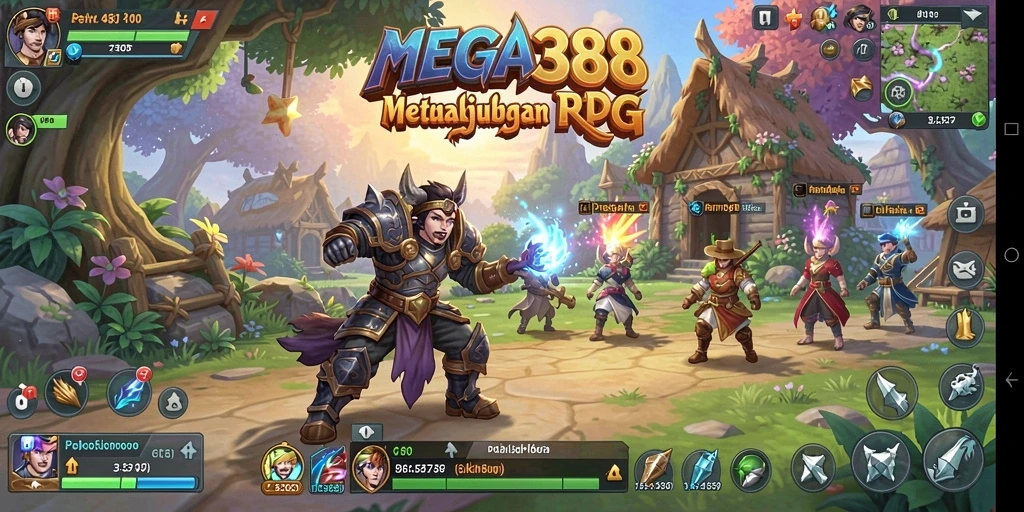 Tampilan gameplay RPG MEGA388 yang menakjubkan dan penuh aksi.