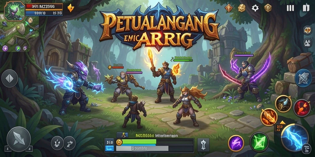 Tangkapan layar MZ356 menunjukkan pertempuran epik dan grafis yang memukau.