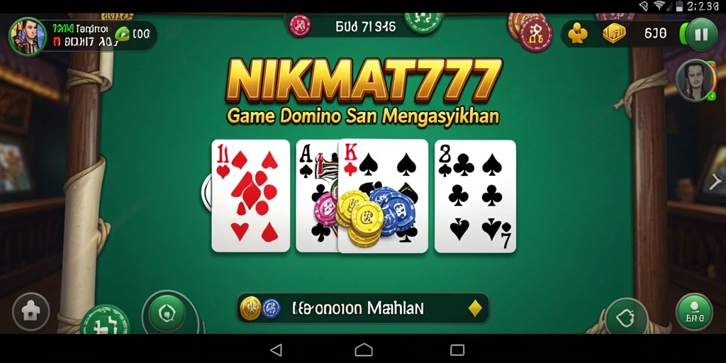 Gameplay seru dan menarik di NIKMAT777 dengan berbagai mode Domino.