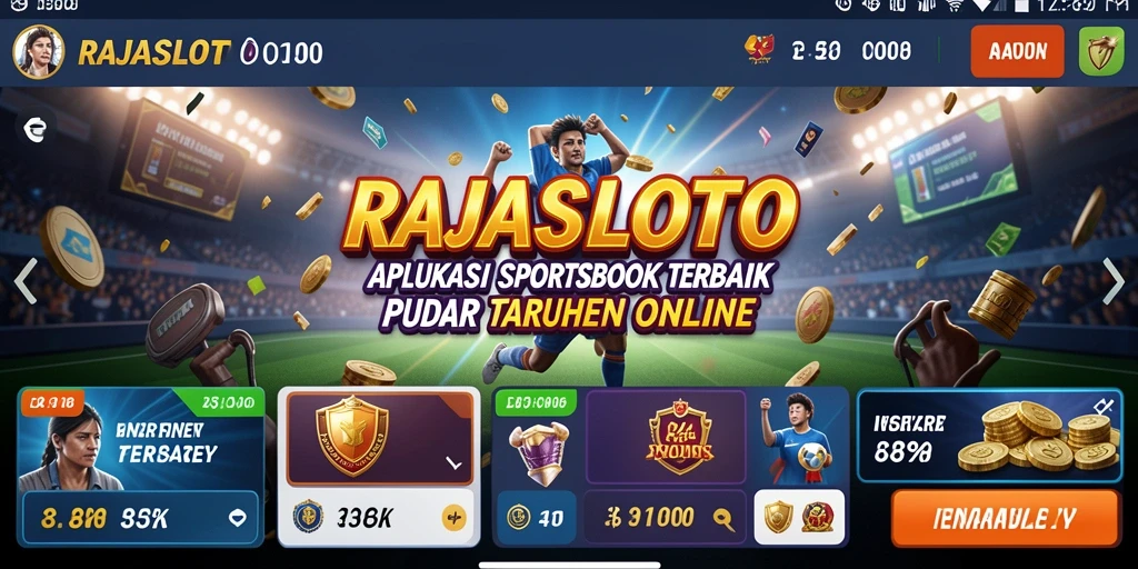 Tampilan gameplay RAJASLOTO yang interaktif dan menarik.