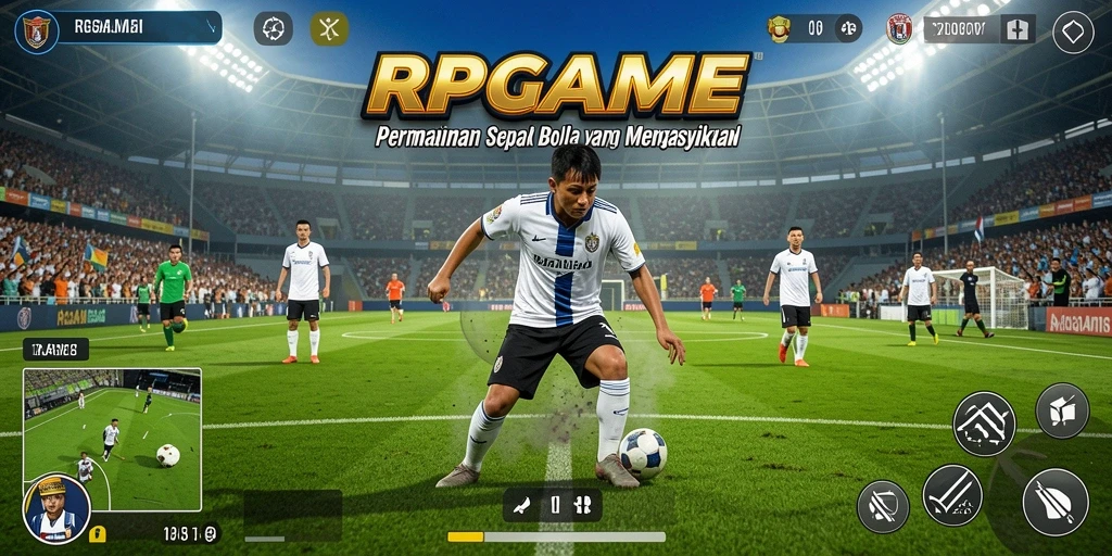 Tampilan gameplay RPGAME yang seru di lapangan hijau.