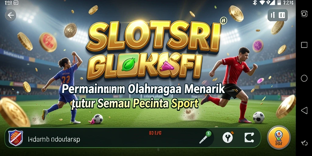 Screenshot SLOTSRI menampilkan gameplay seru dan penuh aksi olahraga.