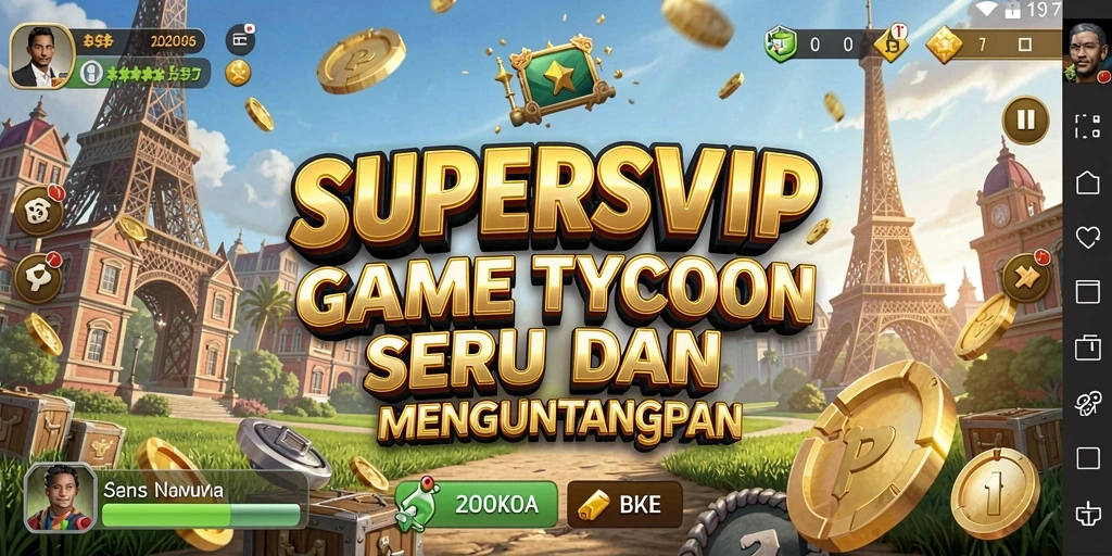 Tampilan gameplay menarik dari SUPERSVIP yang memikat.