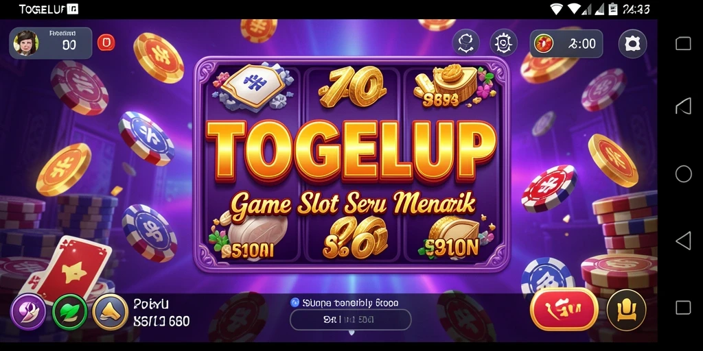 Tampilan gameplay Slot yang seru dan mendebarkan di TOGELUP.