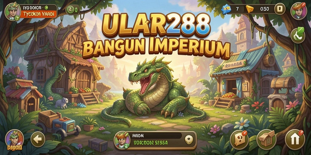 Tampilan gameplay ULAR288 saat merintis bisnis Tycoon.