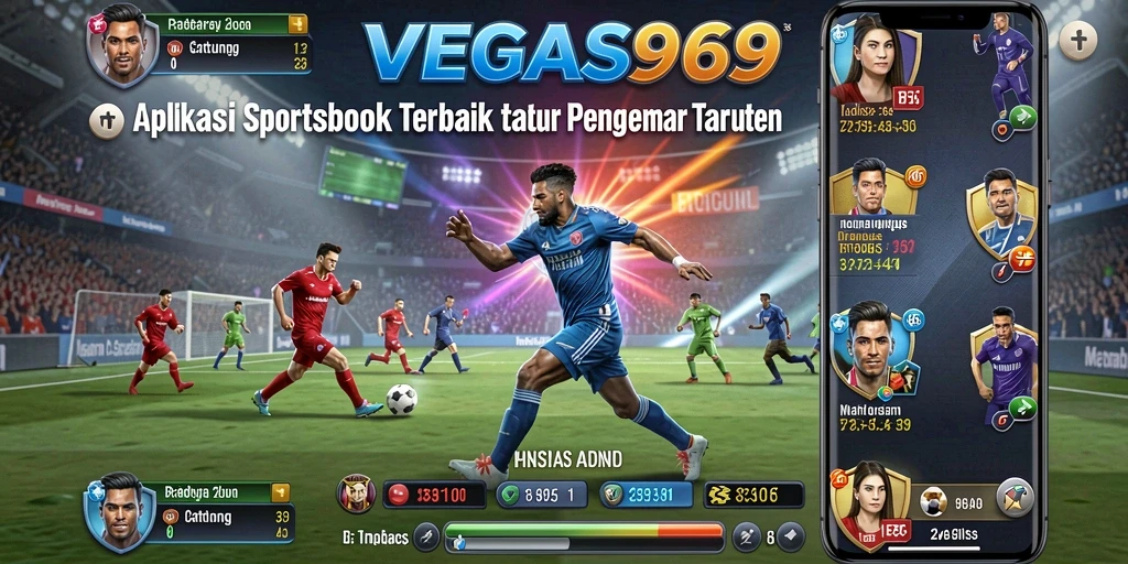Tampilan antarmuka VEGAS969 dengan berbagai pilihan taruhan olahraga.